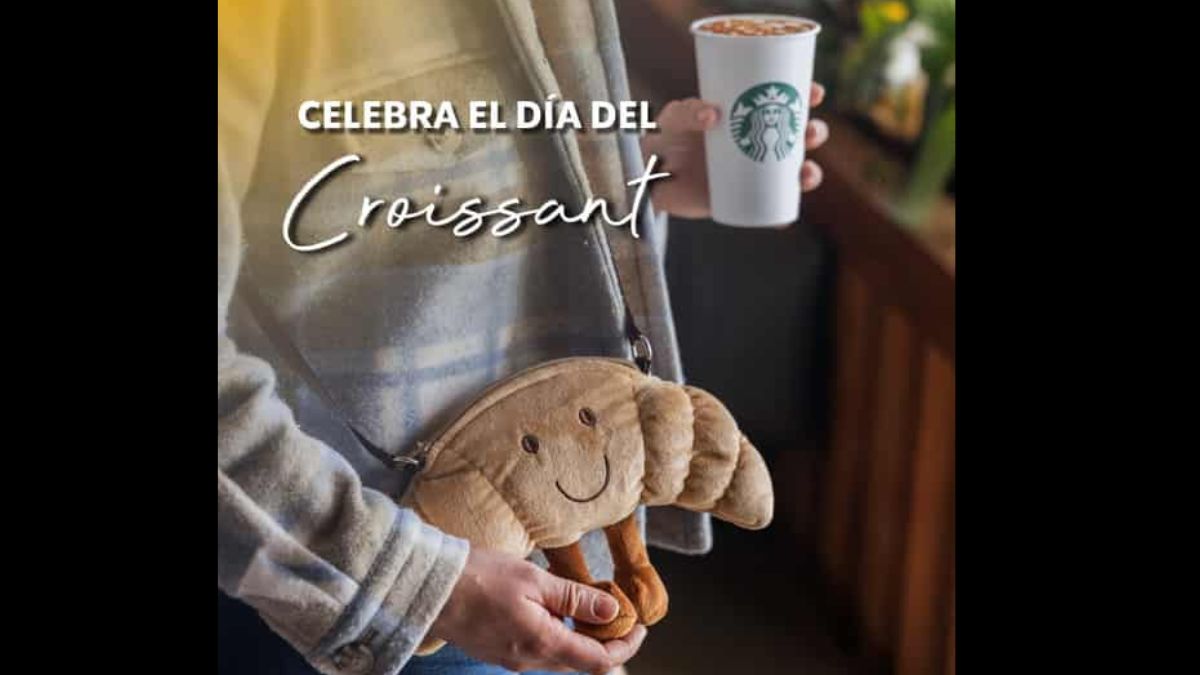 Starbucks regalará bolsas peluches Croissant este 30 de enero. ¿Cómo las puedo obtener? Foto: Especial