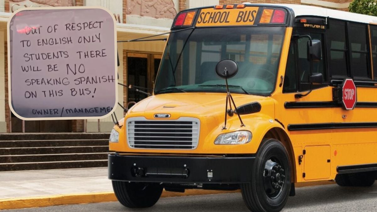 Amid deportations in the United States, school bus driver prohibits children from speaking Spanish