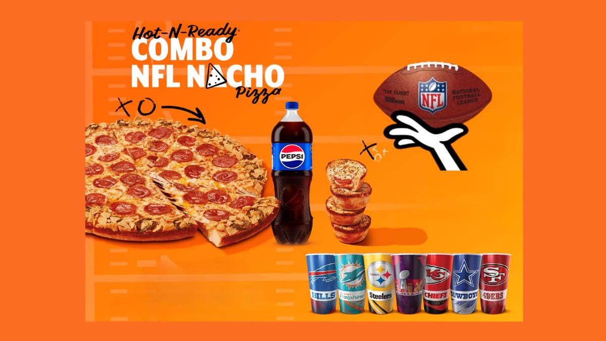 Super Bowl 2025: Esto es todo lo que trae el combo NFL Nacho Pizza de Little Caesars Foto: Especial