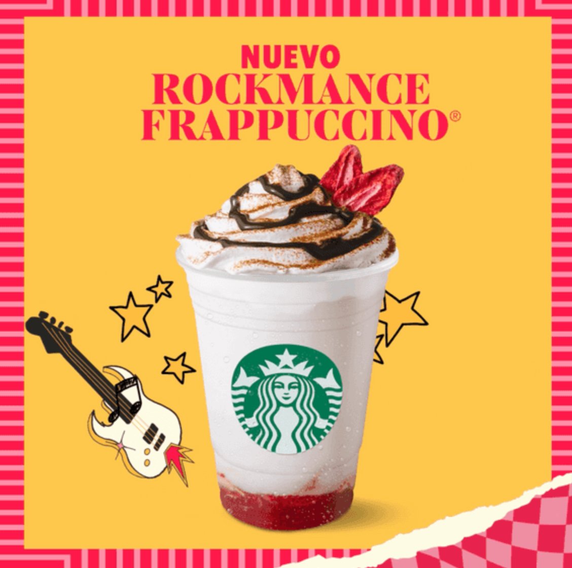 Starbucks lanza su nueva bebida de San Valentín 2025: Rockmance Frappuccino