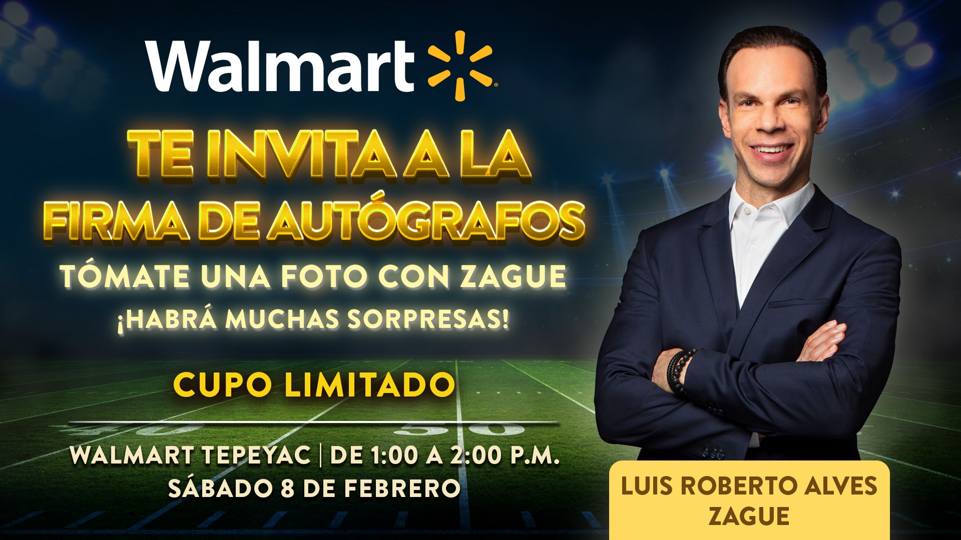 Walmart Supercenter Firma de autografos