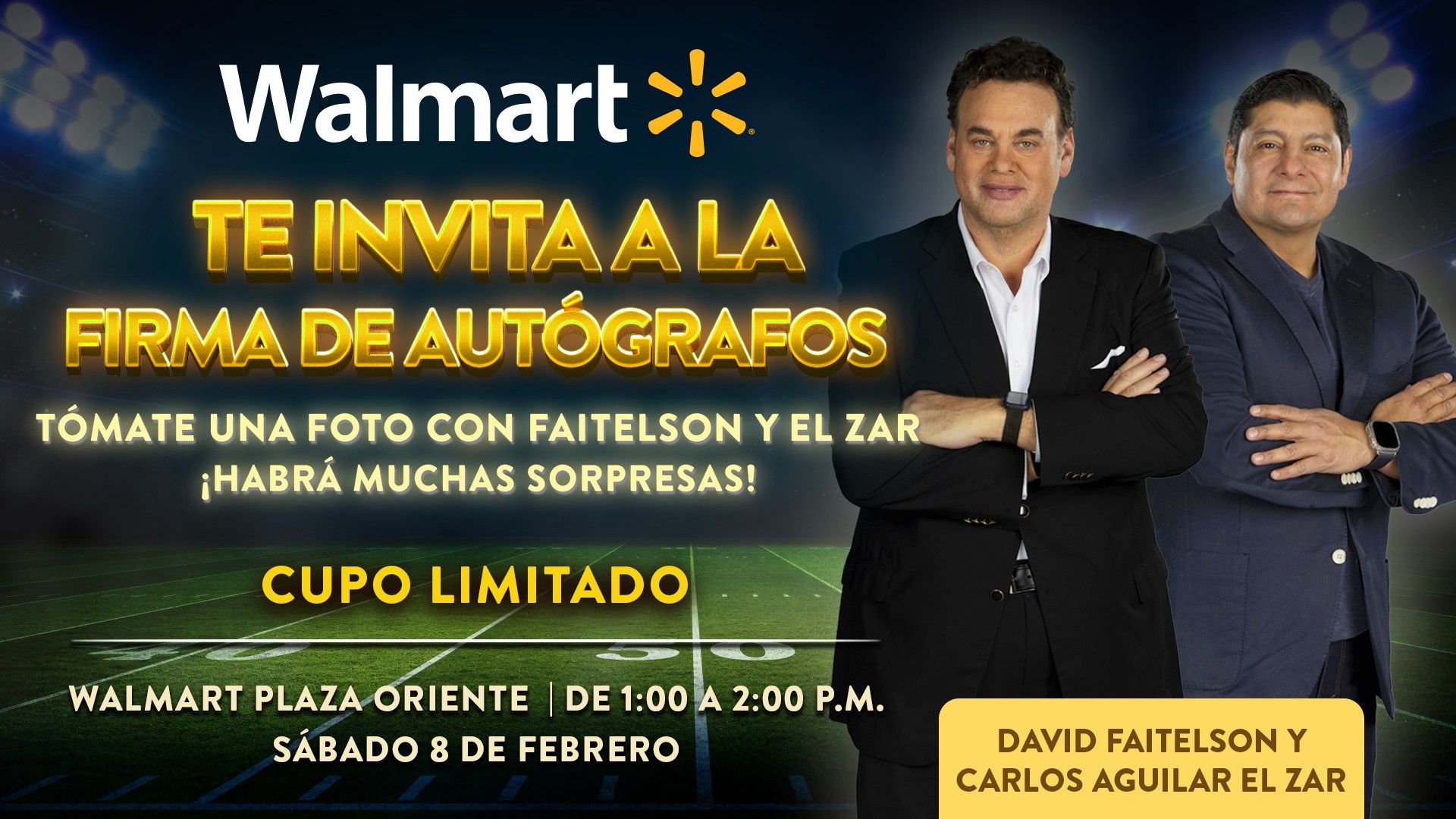 Walmart Supercenter Firma de autografos