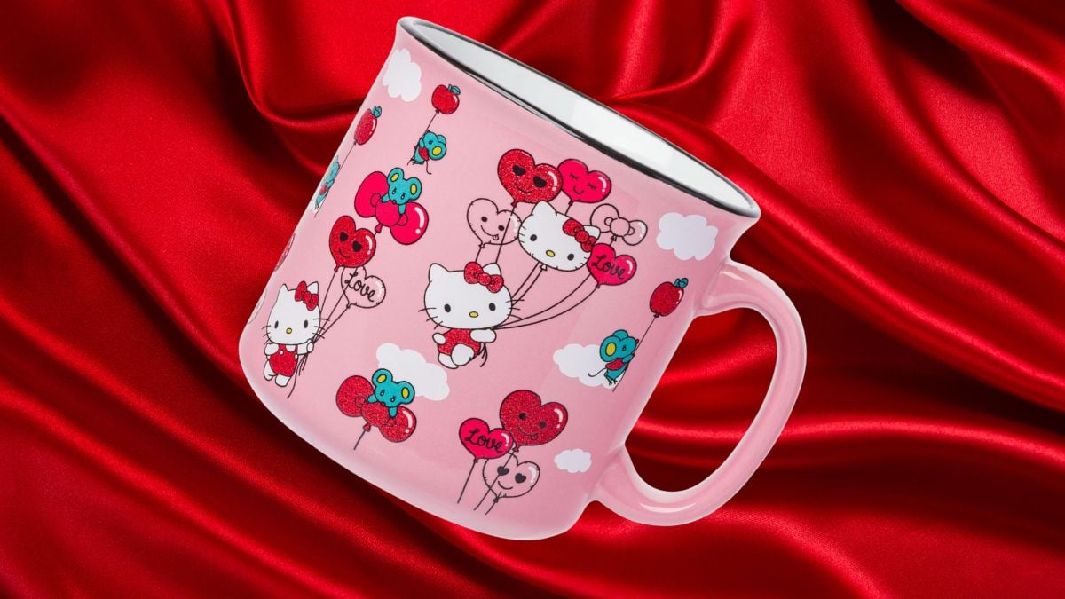 Regalo San Valentín 2025. Taza de cerámica de Hello Kitty a un precio especial por el 14 de febrero