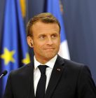 Emmanuel Macron celebra "Le Chat", el nuevo chatbot europeo