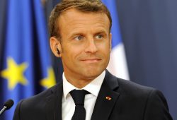 Emmanuel Macron celebra "Le Chat", el nuevo chatbot europeo