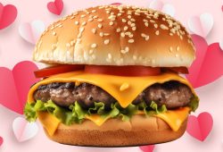 carl's jr san valentin 2 2025 promoción beso peso