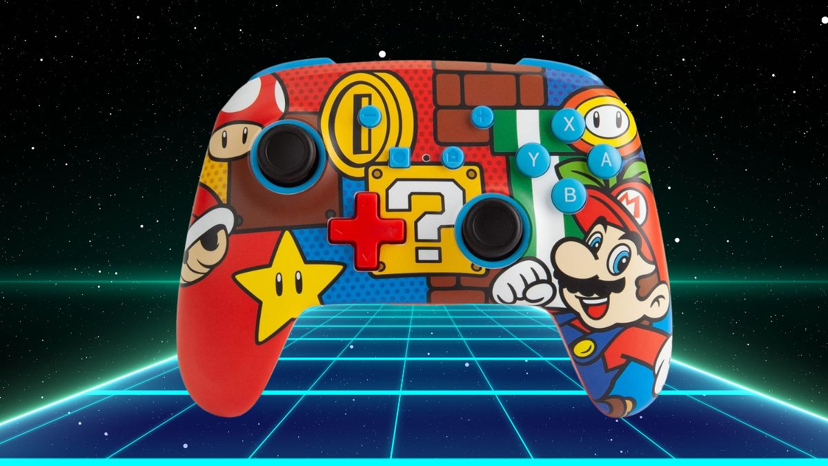 ¡Gamers atentos! Control inalámbrico de Mario para Nintendo Switch con descuento en Amazon