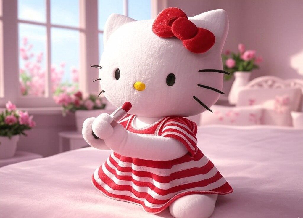 Sheglam lanza bálsamos "besables" de Hello kitty edición San Valentín