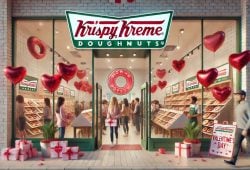 ¡Edición especial! Krispy Kreme lanza su vaso de San Valentín 2025 por tiempo limitado Foto: Merca2.0