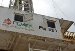 petróleo agua pemex 2025