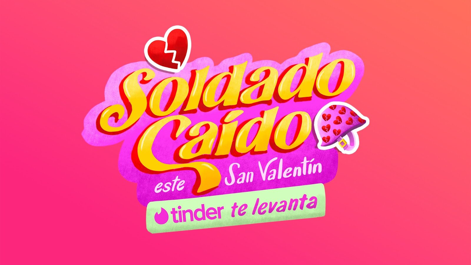 Tinder realiza campaña “Soldado Caído” para San Valentín