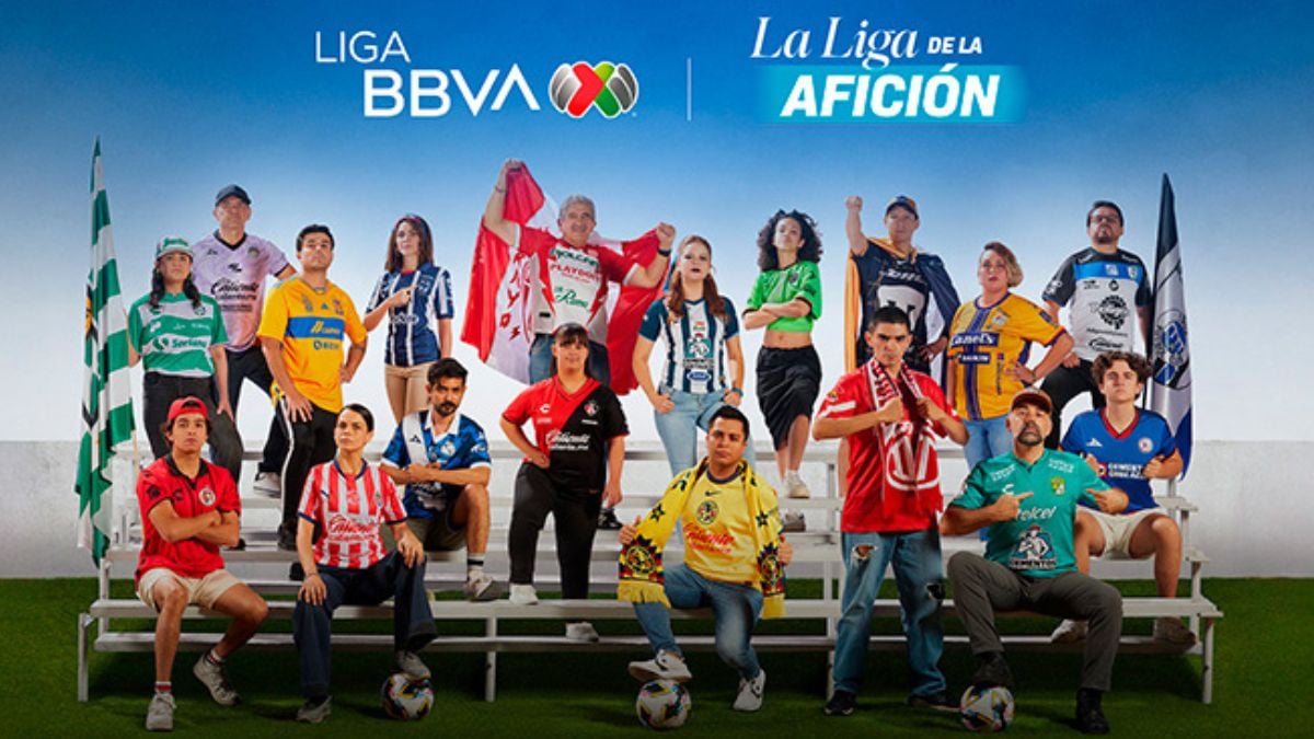 Liga BBVA MX rinde tributo a su afición con la campaña LA LIGA DE LA AFICIÓN Foto: Especial