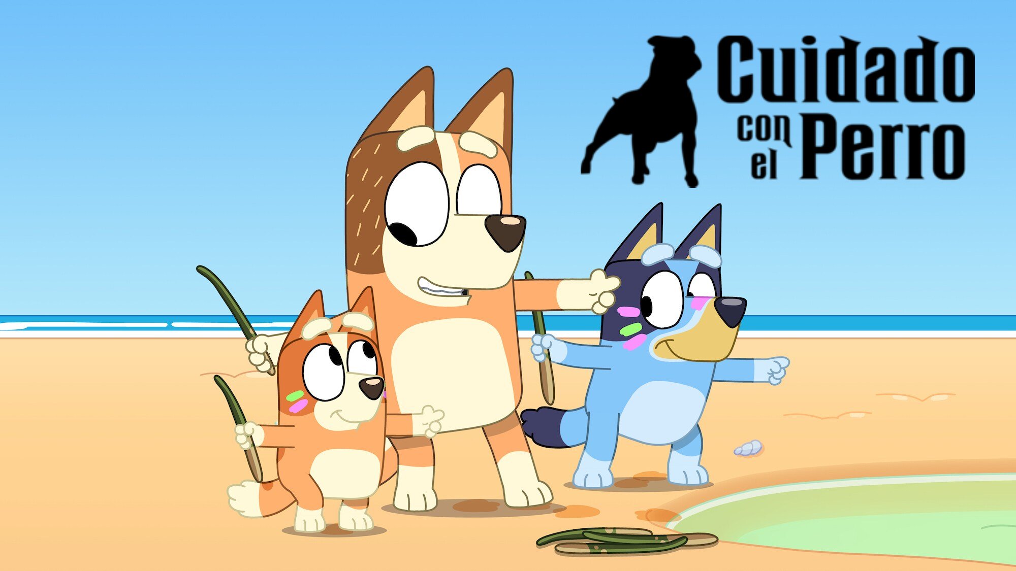 Bluey Cuidado con el Perro