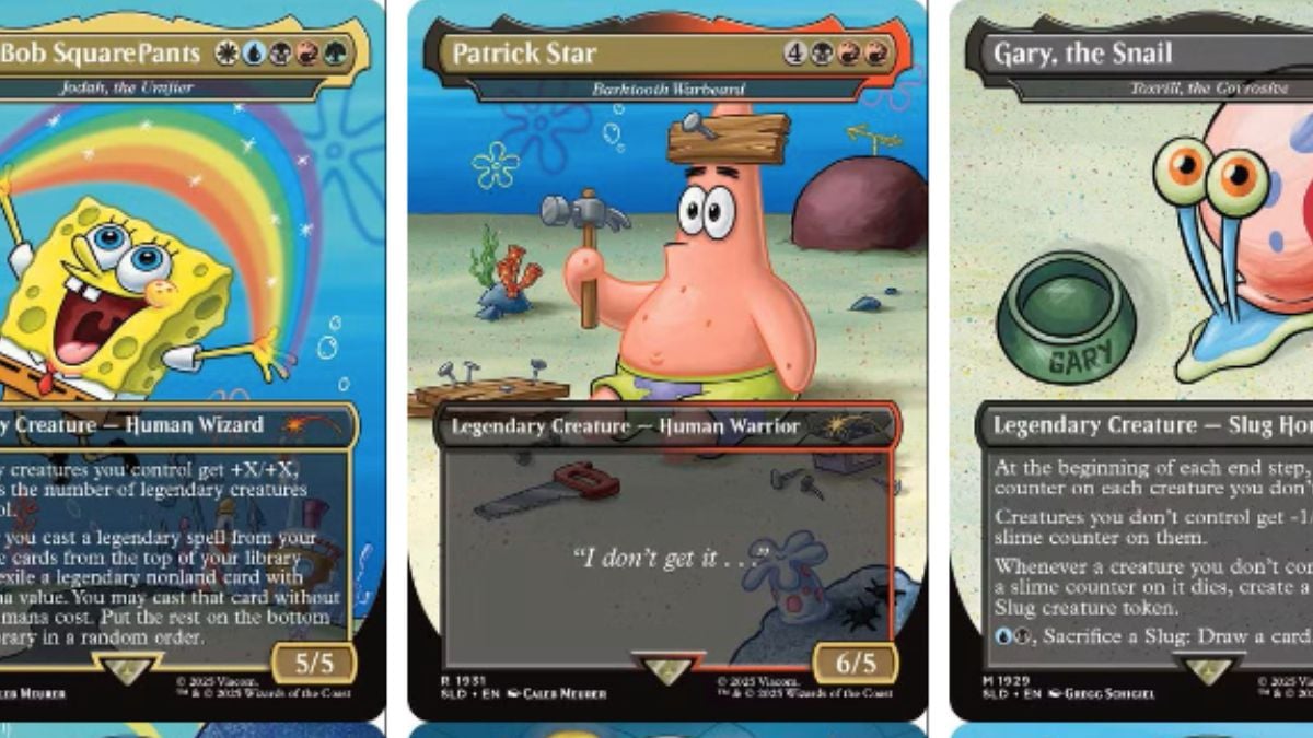 Magic: The Gathering reveals SpongeBob's new Secret Lair! When is it released?