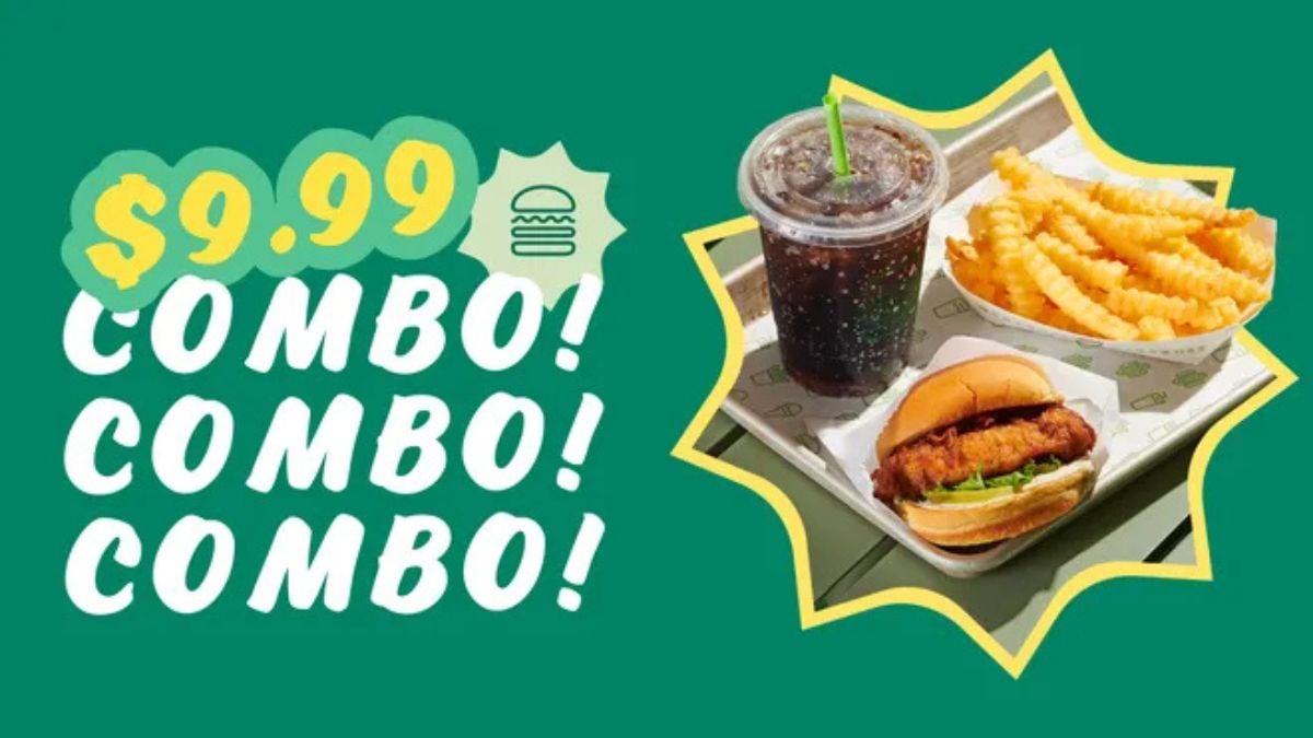 Shake Shack launches its first combo meal for $9.99; this includes