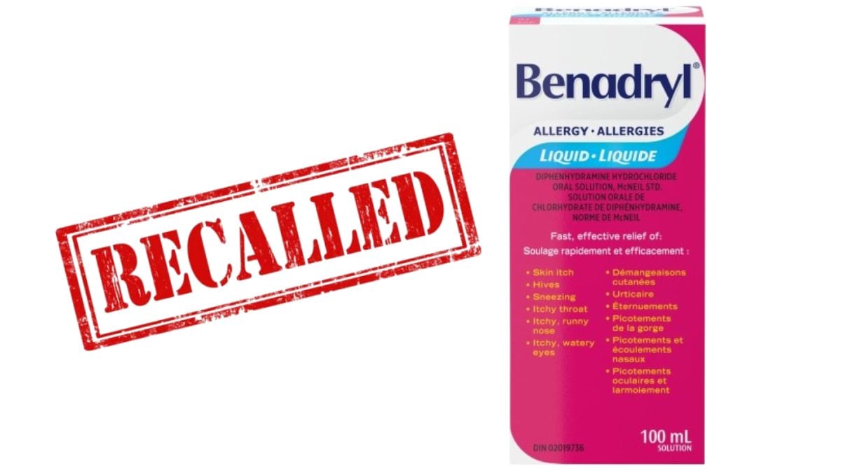 Thousands of Benadryl medicine bottles are recalled; here is the reason