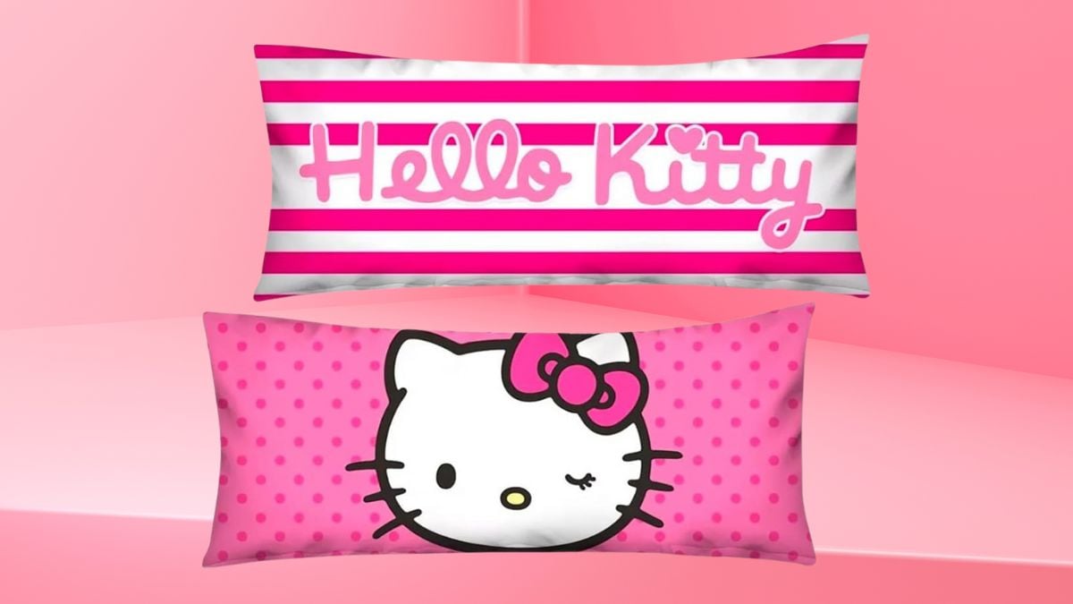 Hello Kitty en versión gigante: La almohada Super Jumbo con precio que te encantará Foto: Especial