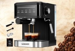 Oferta en Amazon: Cafetera espresso y cappuccino por menos de mil 700 pesos Foto: Especial