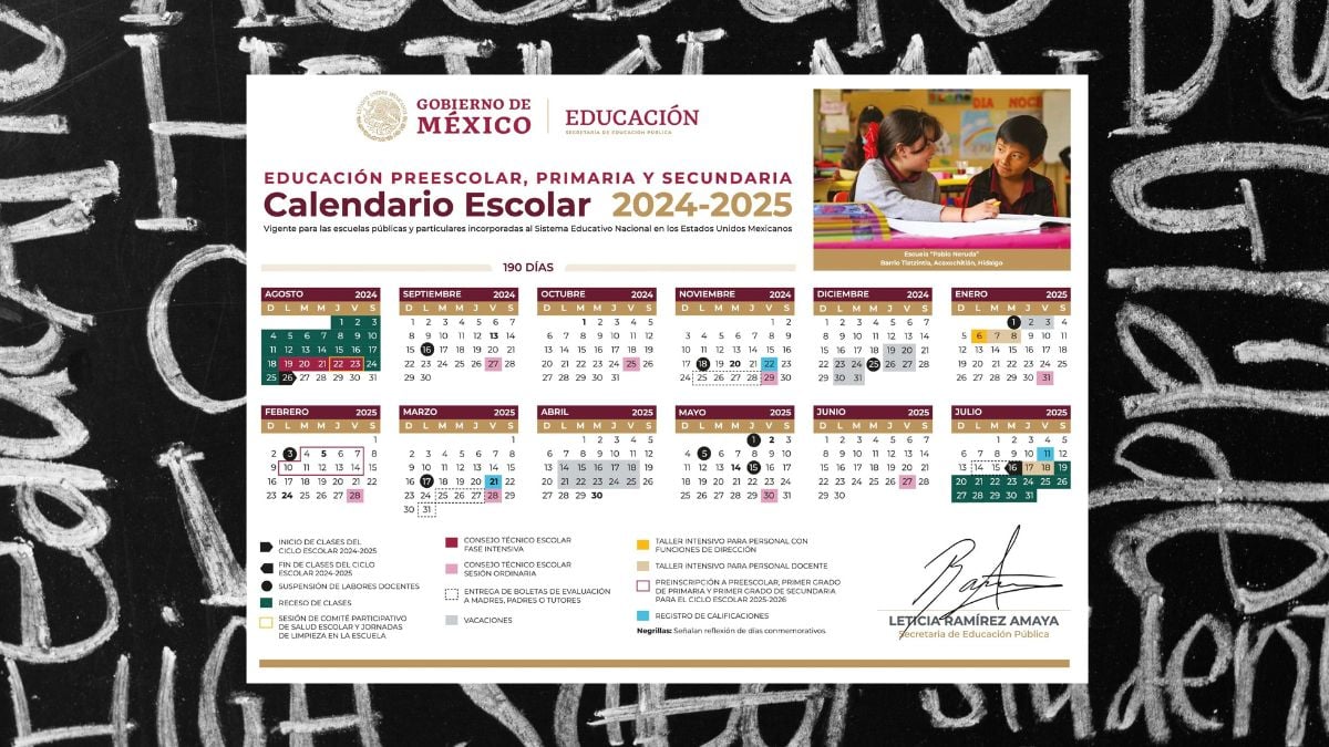 calendario escolar sep 2025