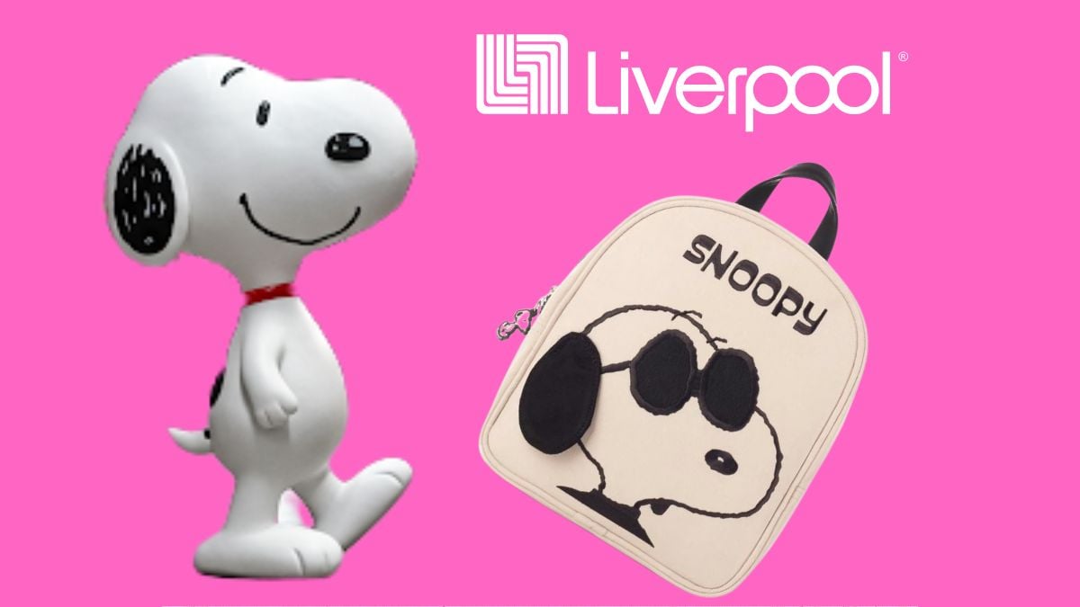 Liverpool tiene la mochila de Snoopy a un precio especial que no puedes perder Foto: Especial