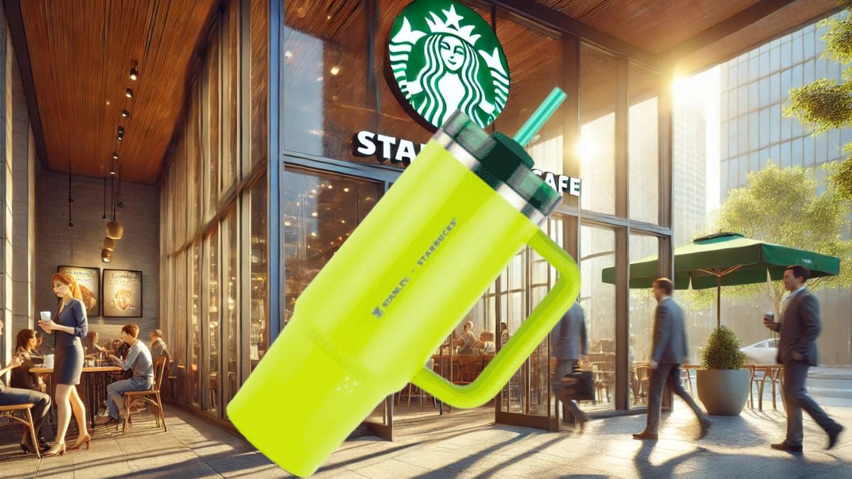 Starbucks lanzará el vaso Stanley VERDE este lunes 17 de marzo Foto: Especial