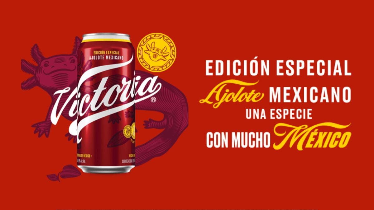 Cerveza Victoria viste al Tren Suburbano con su AJOLOTE edición especial Foto: Especial