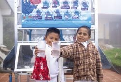 Asociaciones: Agua potable para comunidades Foto: Especial