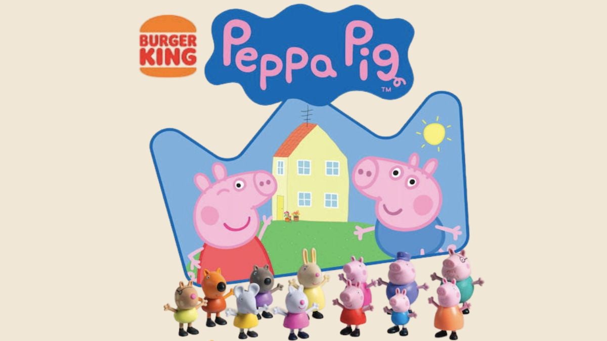 Peppa Pig llega a Burger King con una colección de edición especial: ¿Cómo los obtengo? Foto: Especial