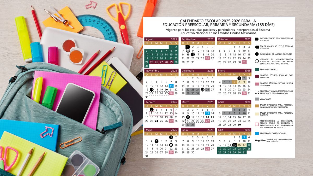 CALENDARIO ESCOLAR 2025 A 2026 Y