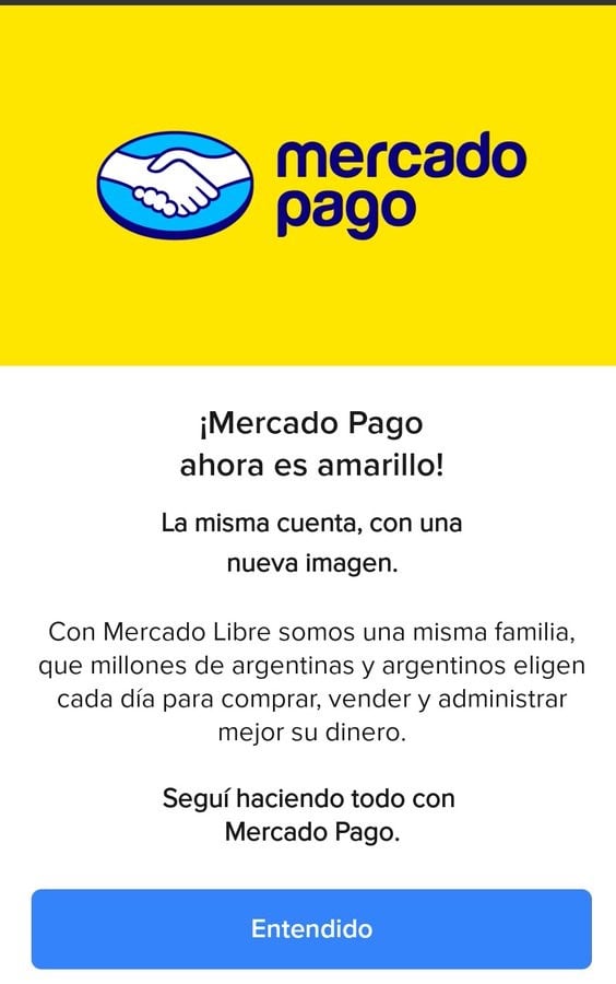 nuevos colores de Mercado Pago.