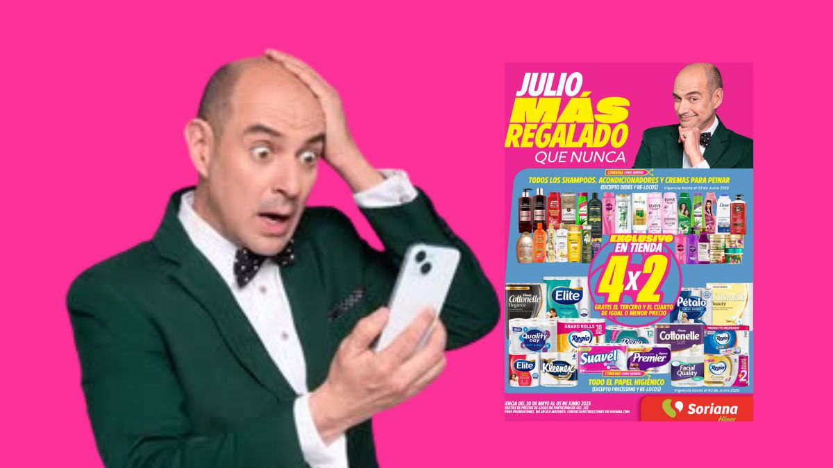 Julio Regalado de Soriana lanza SEGUNDA cuponera con promociones vigentes hasta el 5 de junio Foto: Especial