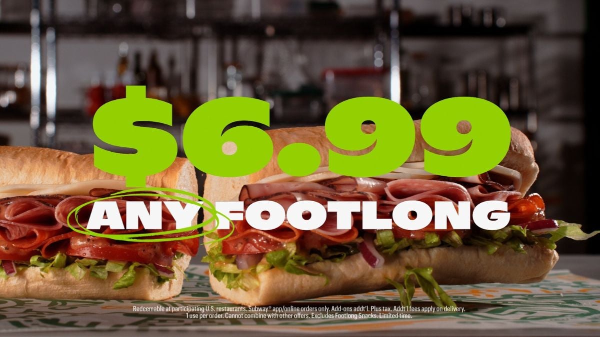 Subway is offering its Footlong for just $6.99! Here's how to get it