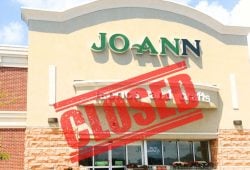 Which Joann stores will close in May 2025? List