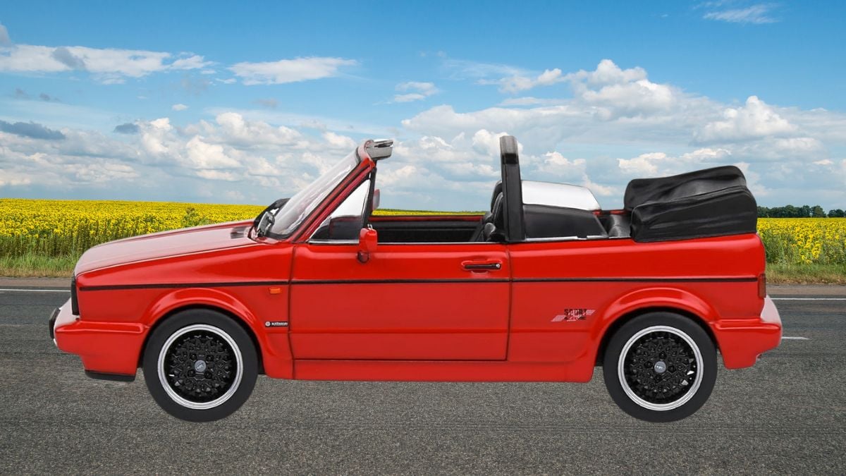 Amazon tiene el increĆble auto Golf MKI 1992 en rojo con un descuento especial Foto: Especial