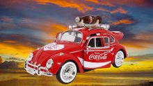 ¡Qué belleza! El clásico Volkswagen Beetle 1966 Coca Cola con botella en el techo llega a Amazon con súper precio Foto: Especial
