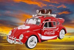 ¡Qué belleza! El clásico Volkswagen Beetle 1966 Coca Cola con botella en el techo llega a Amazon con súper precio Foto: Especial