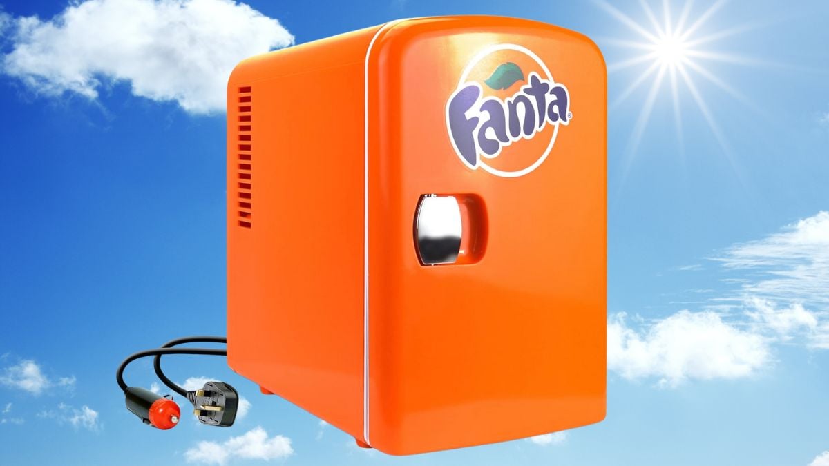 El regalo más original del Día del Padre 2025: Mini refrigerador Fanta con un súper precio Foto: Especial