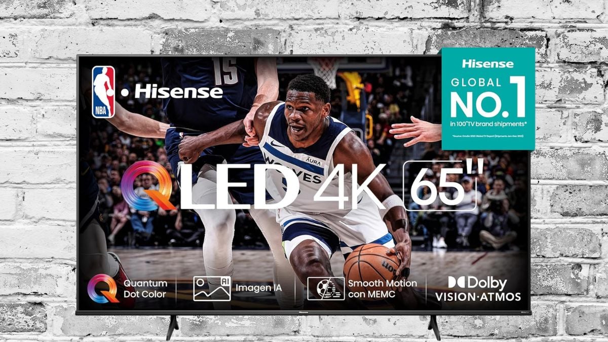 Pantalla Hisense LED 65” en oferta por el Hot Sale 2025: Cuesta menos de 8 mil 900 pesos Foto: Especial