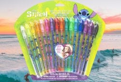 Plumas de Stitch con diamantina en Amazon: Set de 16 por menos de 150 pesos Foto: Especial