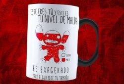 La increíble TAZA nivel de maldad de Stitch que vende Amazon en 149 pesos Foto: Especial