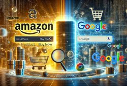 amazon vs google 2025 Goodbye to Google as the leading product search engine: Amazon and marketplaces are replacing it.