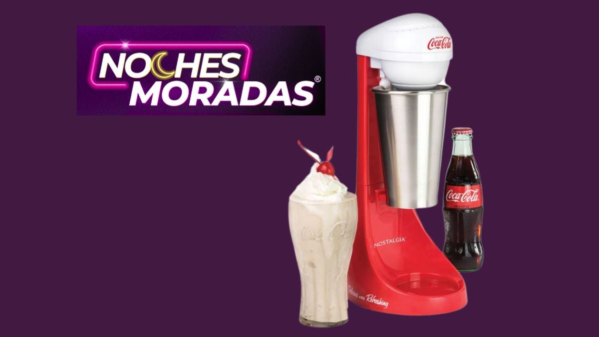 Suburbia tienen la batidora Coca Cola a un precio Ășnico en las Noches Moradas 2025 Foto: Especial