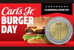 Día de la Hamburguesa 2025: Cómo obtener tu hamburguesa Carl’s Jr por solo 1 peso Foto: Especial