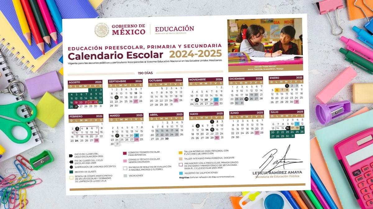 calendario escolar sep z 2025