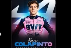 colapinto en formula 1 alpine 2025