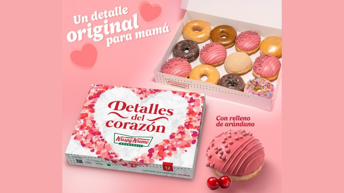 Krispy Kreme quiere festejar el Día de las Madres 2025 con la DONA MAMÁ: Así la puedes obtener