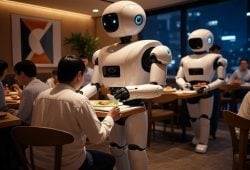 Este restaurante opera con avatares y hay un misterio detrás de ellos