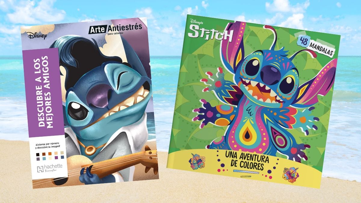 libros colorear stitch 2025