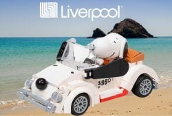 ¡Maneja por el mundo con Snoopy! Liverpool tiene su tierno auto blanco por menos de 810 pesos Foto: Especial