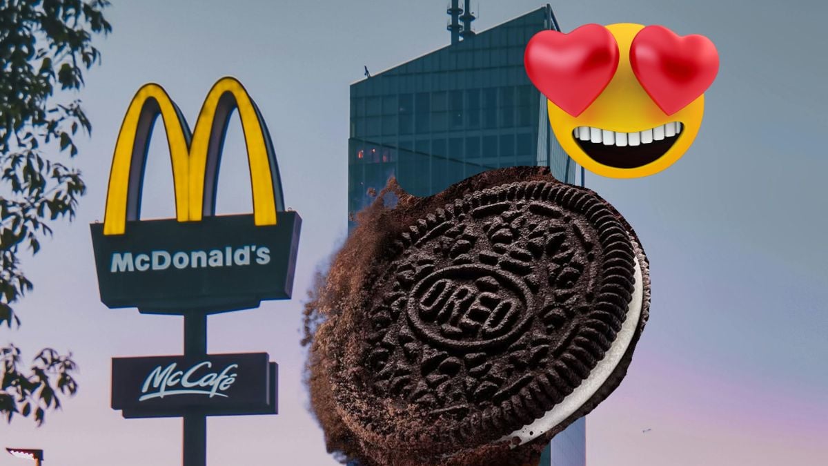 ¡Hola, Oreo! McDonald’s sorprende con guiño romántico a la marca de galletas Foto: Especial